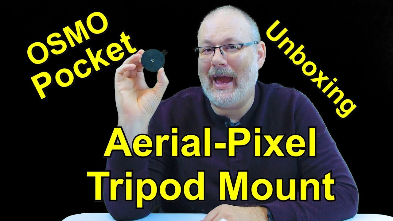 WiFi Module Compatible Tripod Adapter by Aerial-Pixel for DJI Osmo Pocket- Unboxing - RM00176