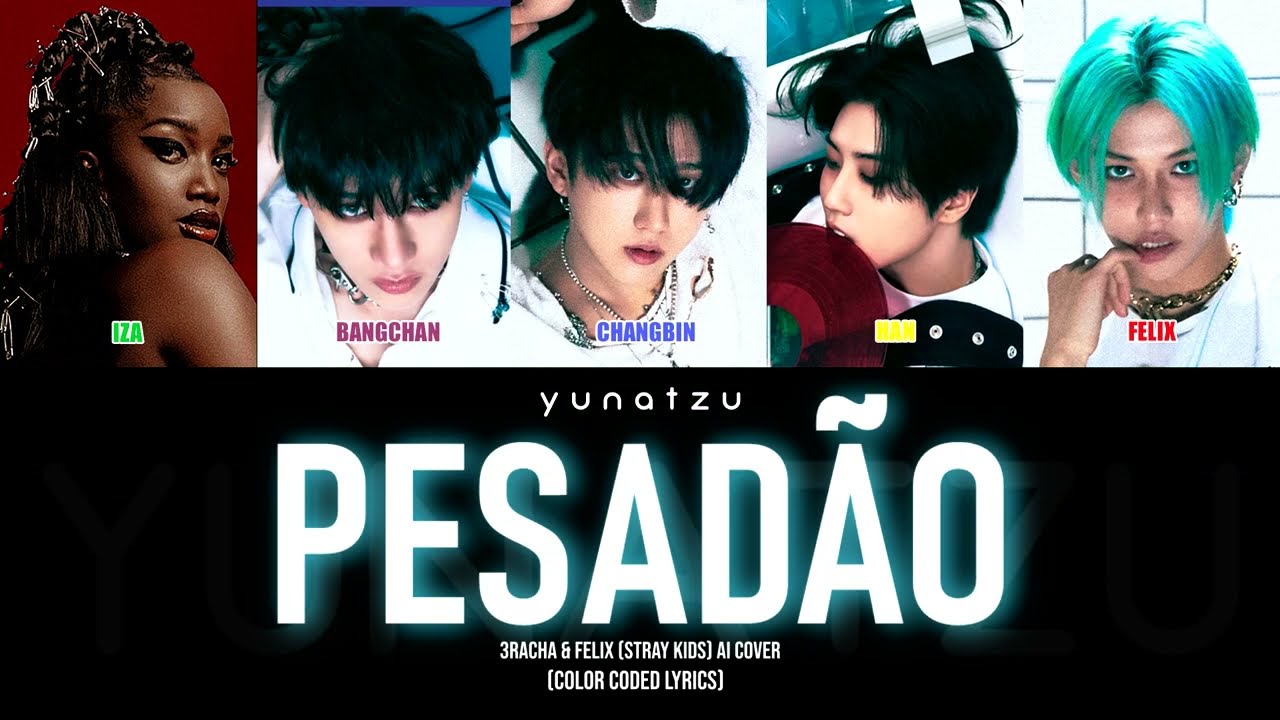 IZA & 3RACHA - PESADÃO (feat Felix of Stray Kids) | AI COVER | original by IZA part Marcelo Falcão