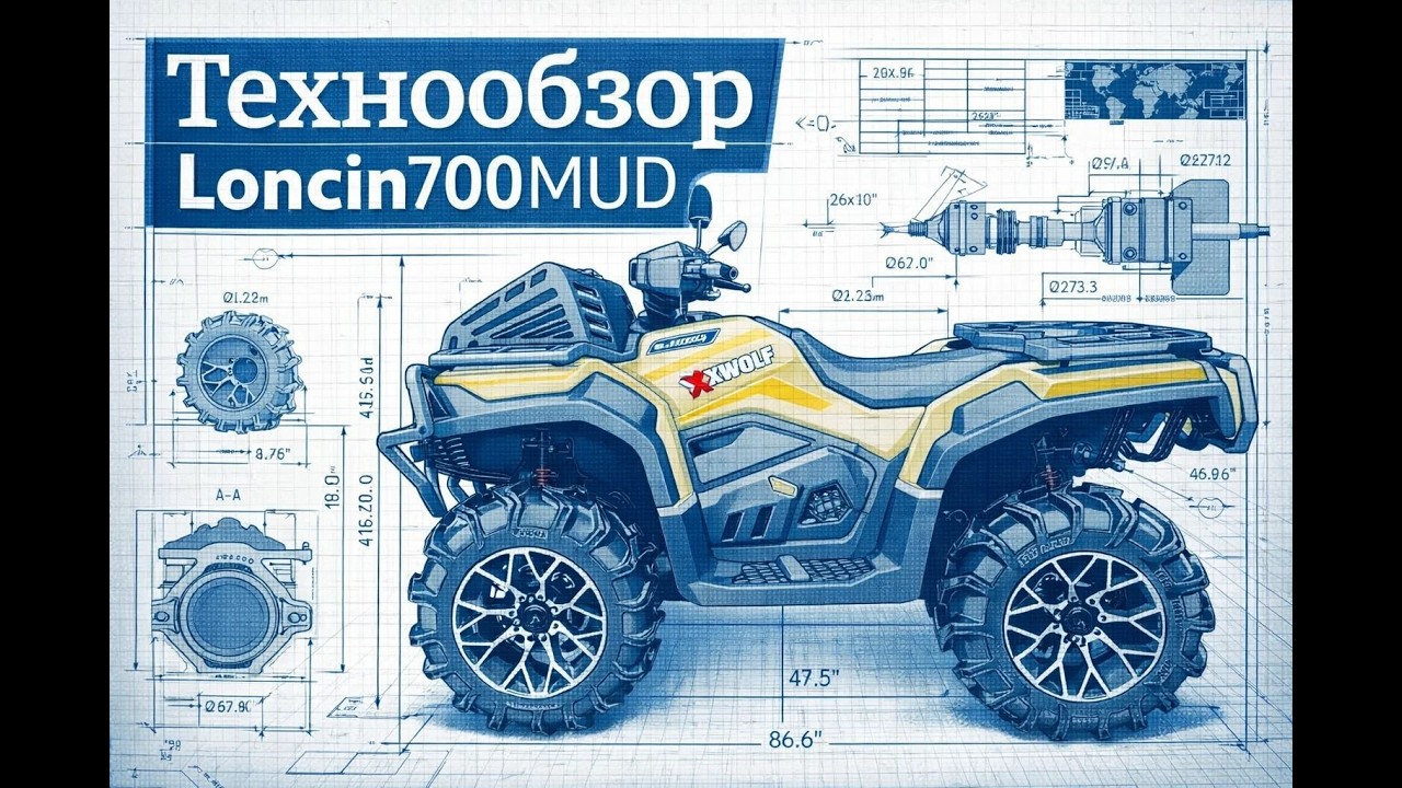 Loncin Xwolf 700 MUD - технообзор