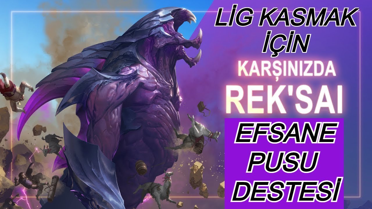 Legends Of Runeterra Pyke Reksai Pusu Destesi LİG KASMAK İÇİN EFSANE YENİLMEZ DESTE ÖĞRETİCİ ! ! !