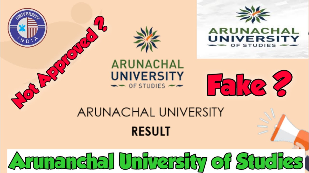 ARUNANCHAL UNIVERSITY OF STUDIES, AUS || UGC APPROVAL ? || UGC RECOGNITION