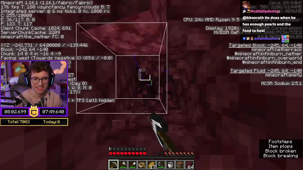 Speedruns 7,084 - 7,092| October 5th 2025 | Couriway 100K No Reset Challenge