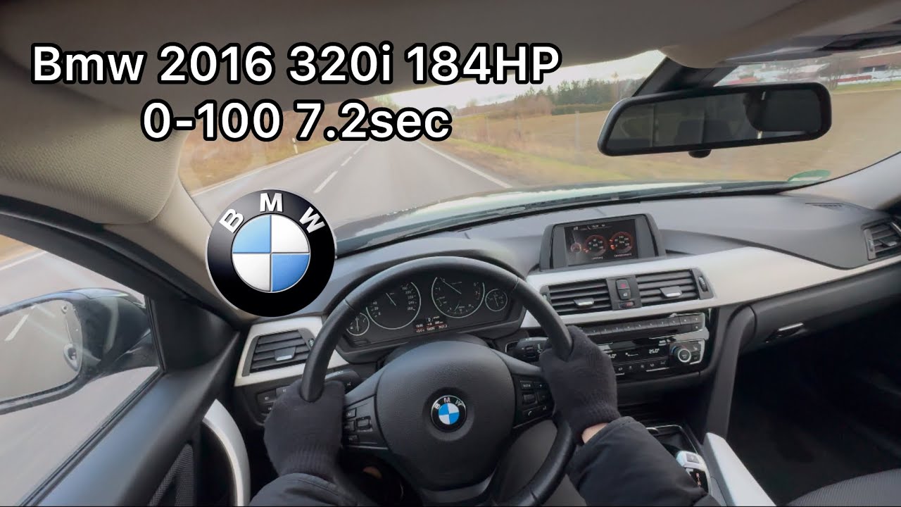 BMW 320i 2016 2.0 Twin Power Turbo 184HP 247NM - POV Testdrive (NO SPEED LIMIT⚠️)