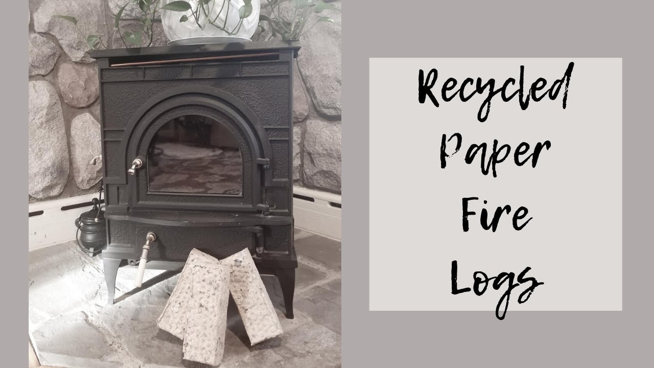 Recycled Paper Logs