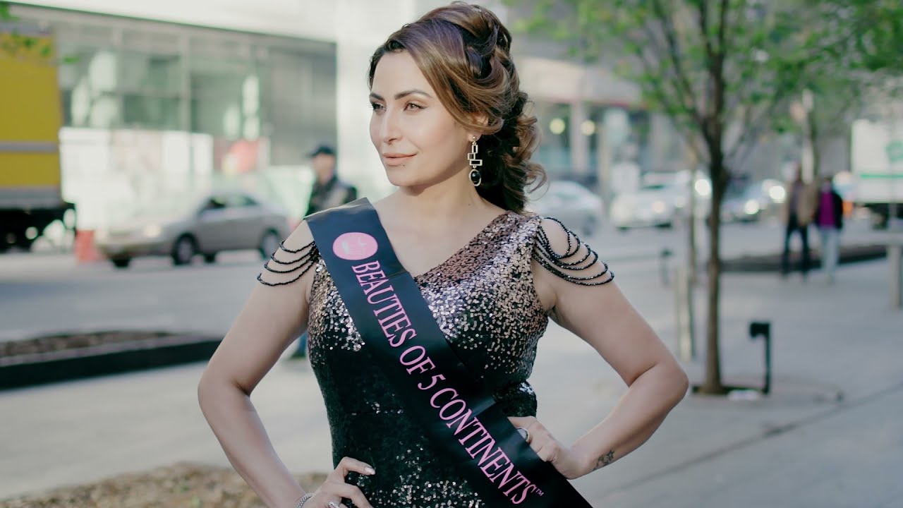 Beauties Of 5 Continents 2021 Evening Gown - Fatima Gohar