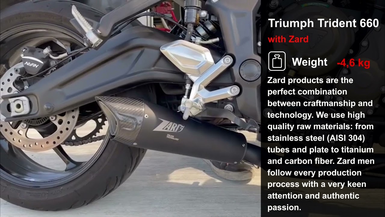 Top 8 Full Exhaust Sound Triumph Trident 660 / Akrapovic, Yoshimura, SC-Project, GPR, Zard, HPCorse