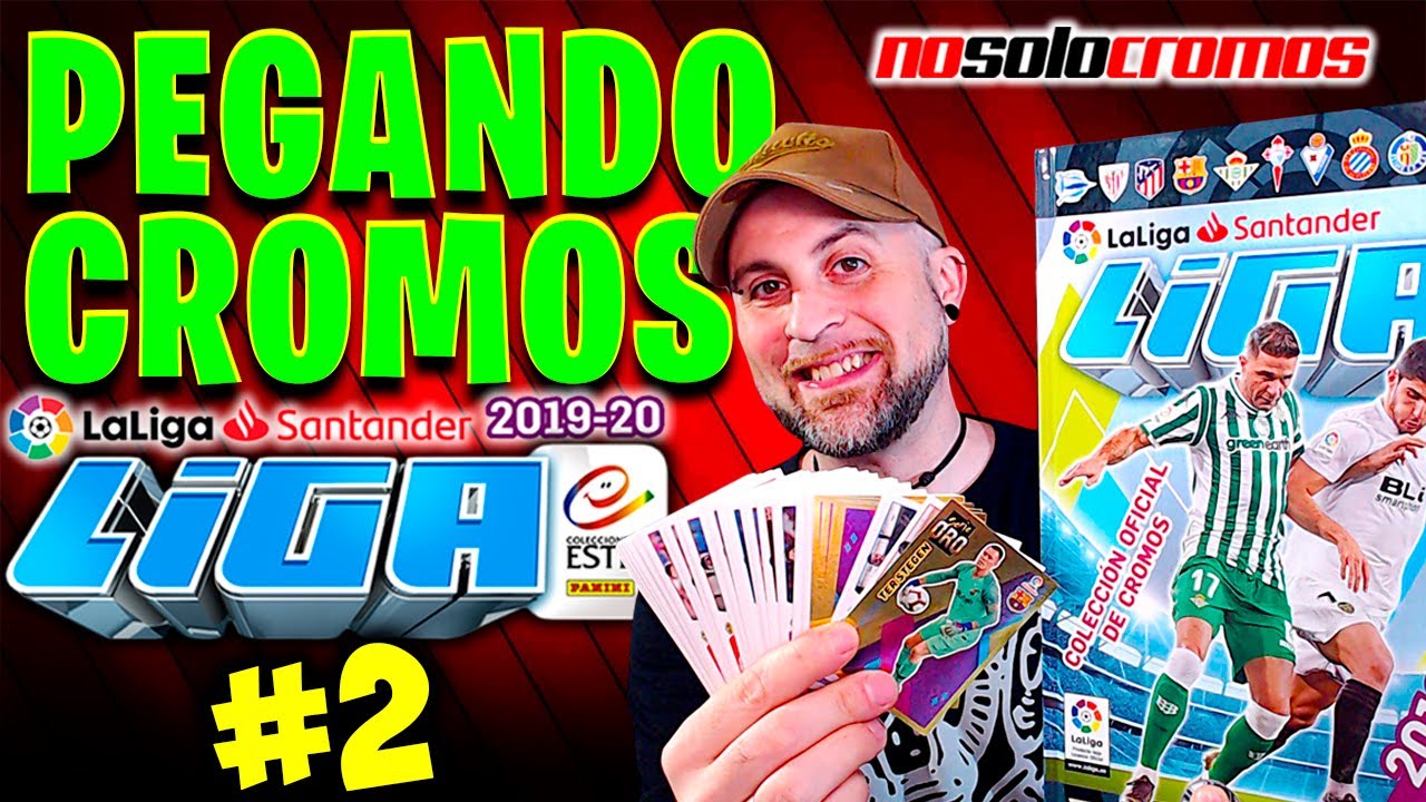 PEGANDO CROMOS LIGA ESTE 2019-20 #2 | NO SOLO CROMOS