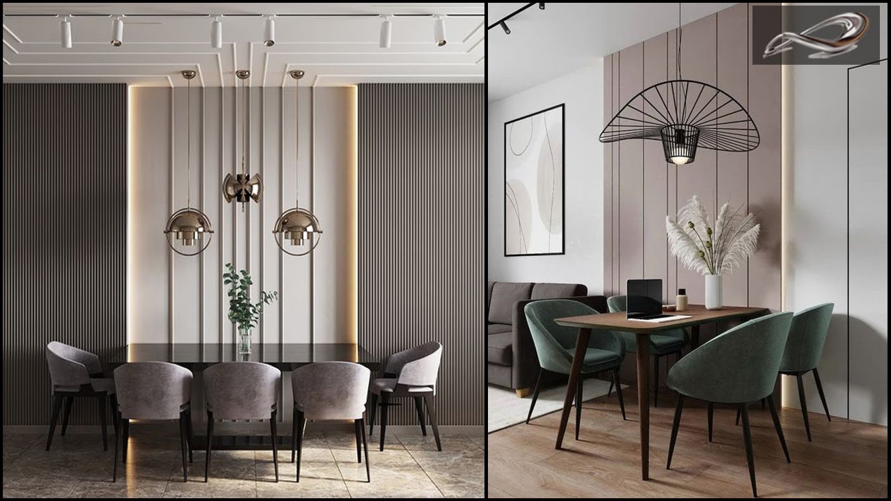 Dining Room Wall Panelling Designs | Dining Wall cladding | Dining wall Design Ideas 2022 | I.A.S.