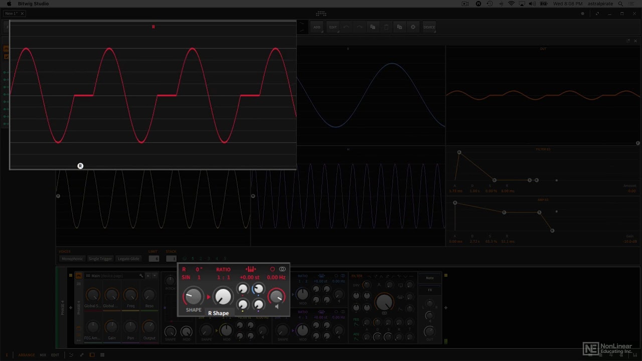 Bitwig Studio 2 202: Phase-4 Deconstructed - 3. What is Phase Distortion