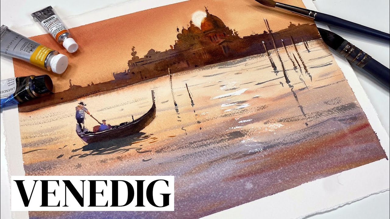 Aquarell Tutorial - Venedig