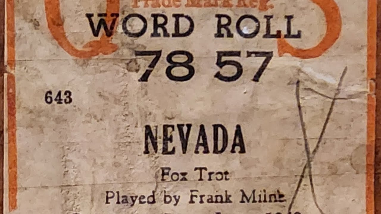 Nevada - QRS 7857 played by Frank Milne