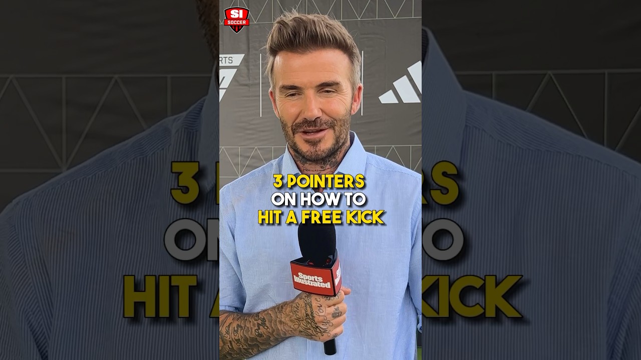 David Beckham gives his tips on how to hit a free kick! ⚽️ | Sports Illustrated