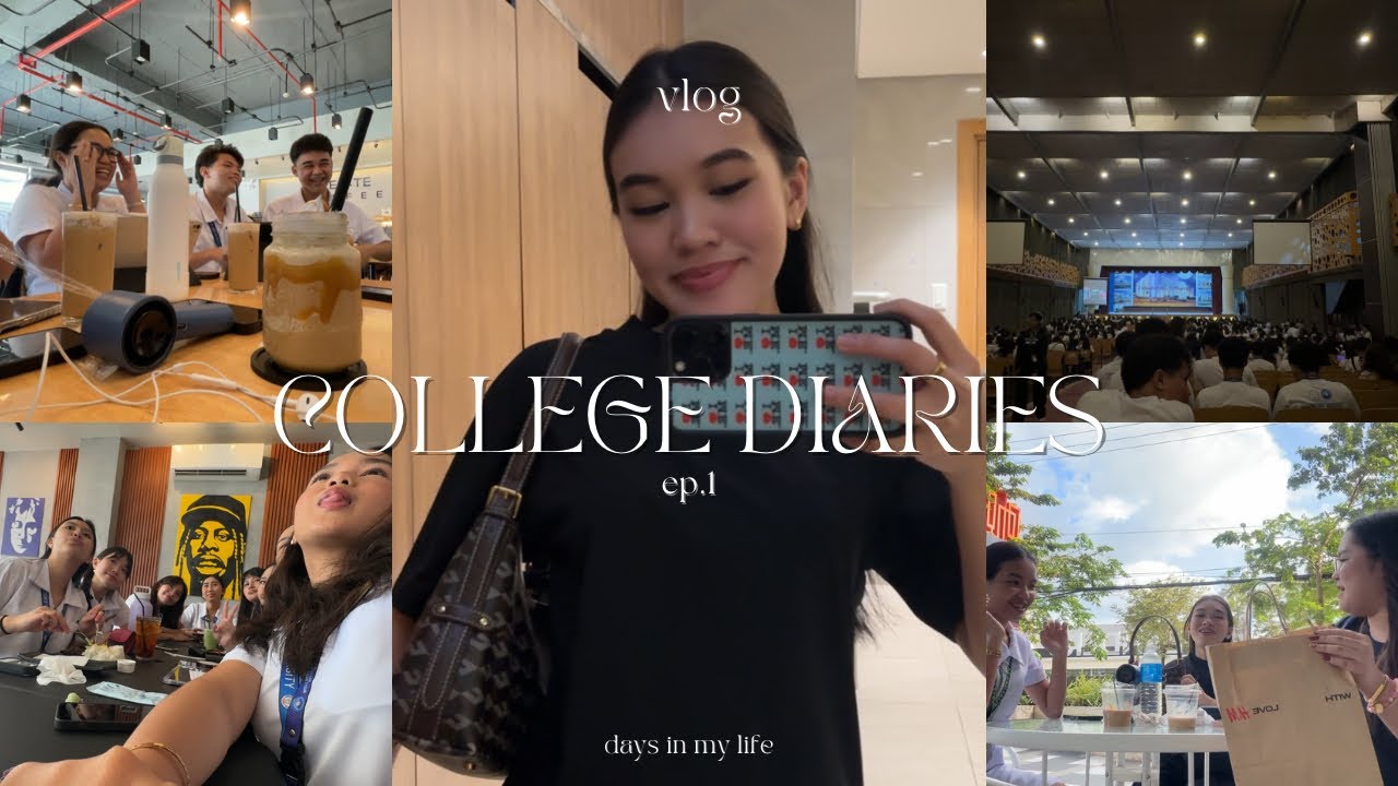 college diaries📓l study out with friends, grwm, fam day and more!