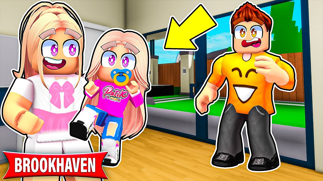 MAŁA AMI ZOSTAŁA MOJĄ MAMĄ na BROOKHAVEN w ROBLOX! ZAMIANA RÓL 😂