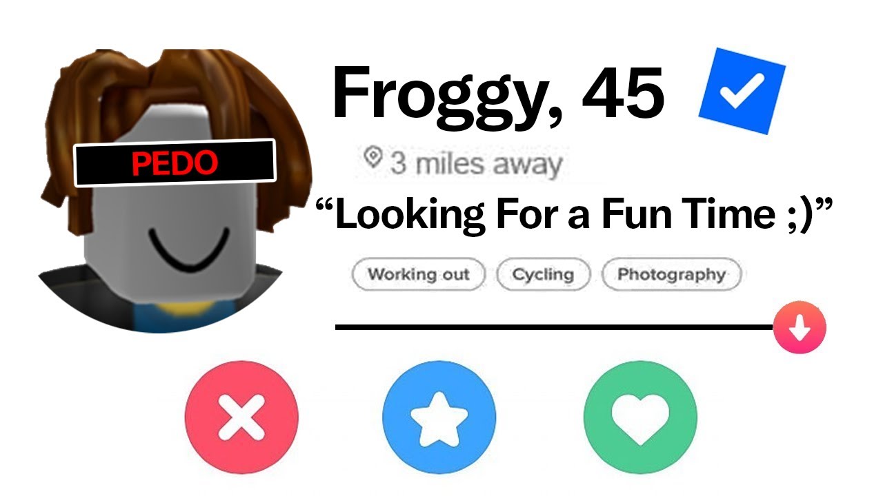 Я нашёл Хищника в Tinder на Roblox.