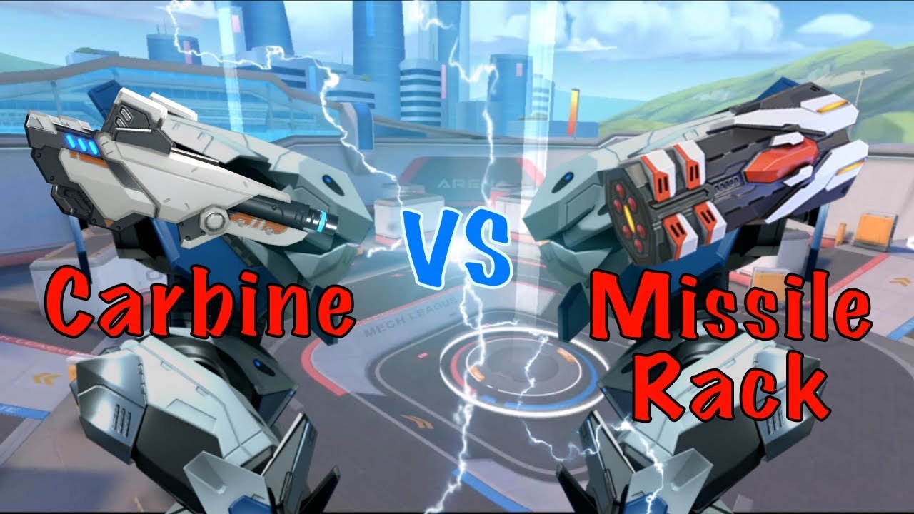 [OUTDATED] Carbine 12 vs Missile Rack 12 - Mech Arena Comparison