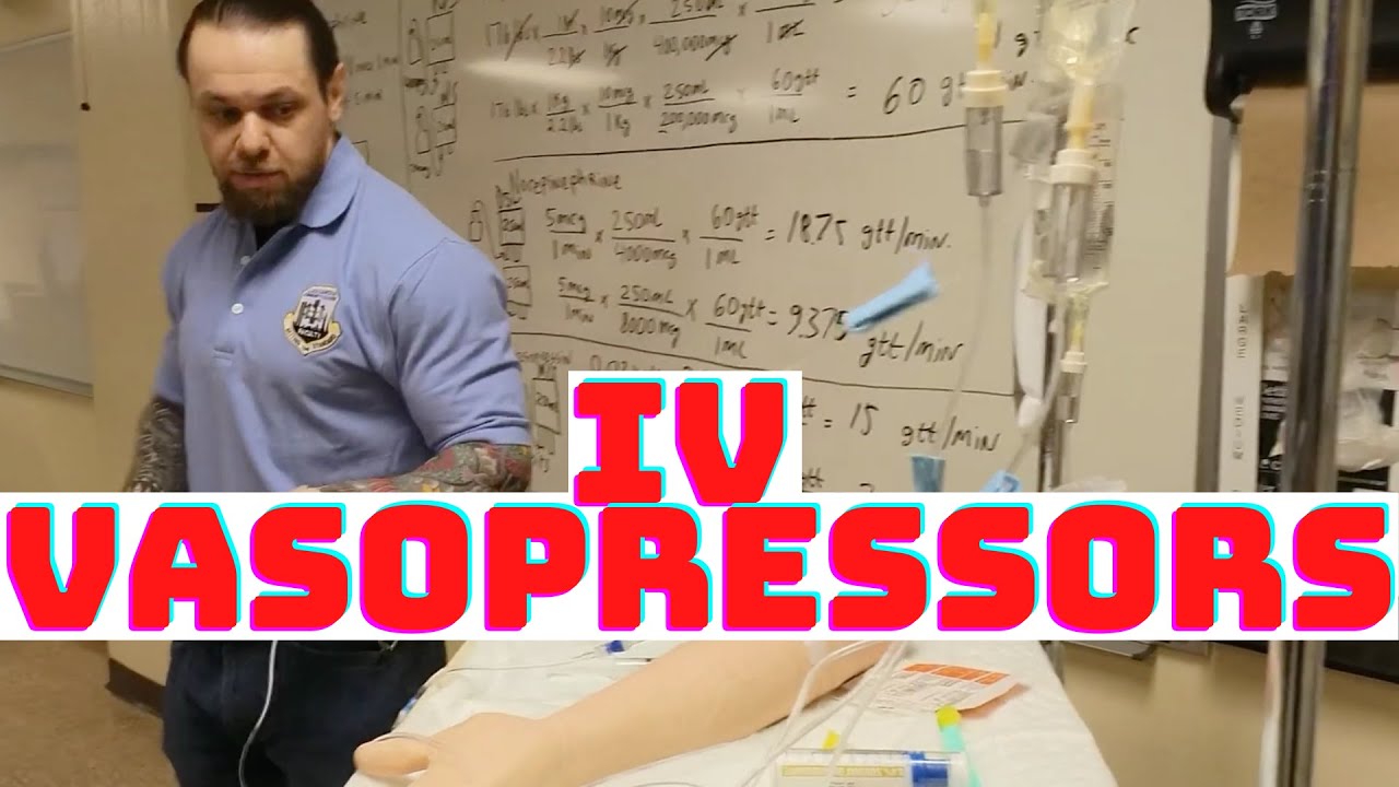 How to set up IV Vasopressors: Dopamine, Epi, Norepi Levophed, Vasopressin using Dial Flow NYC REMAC