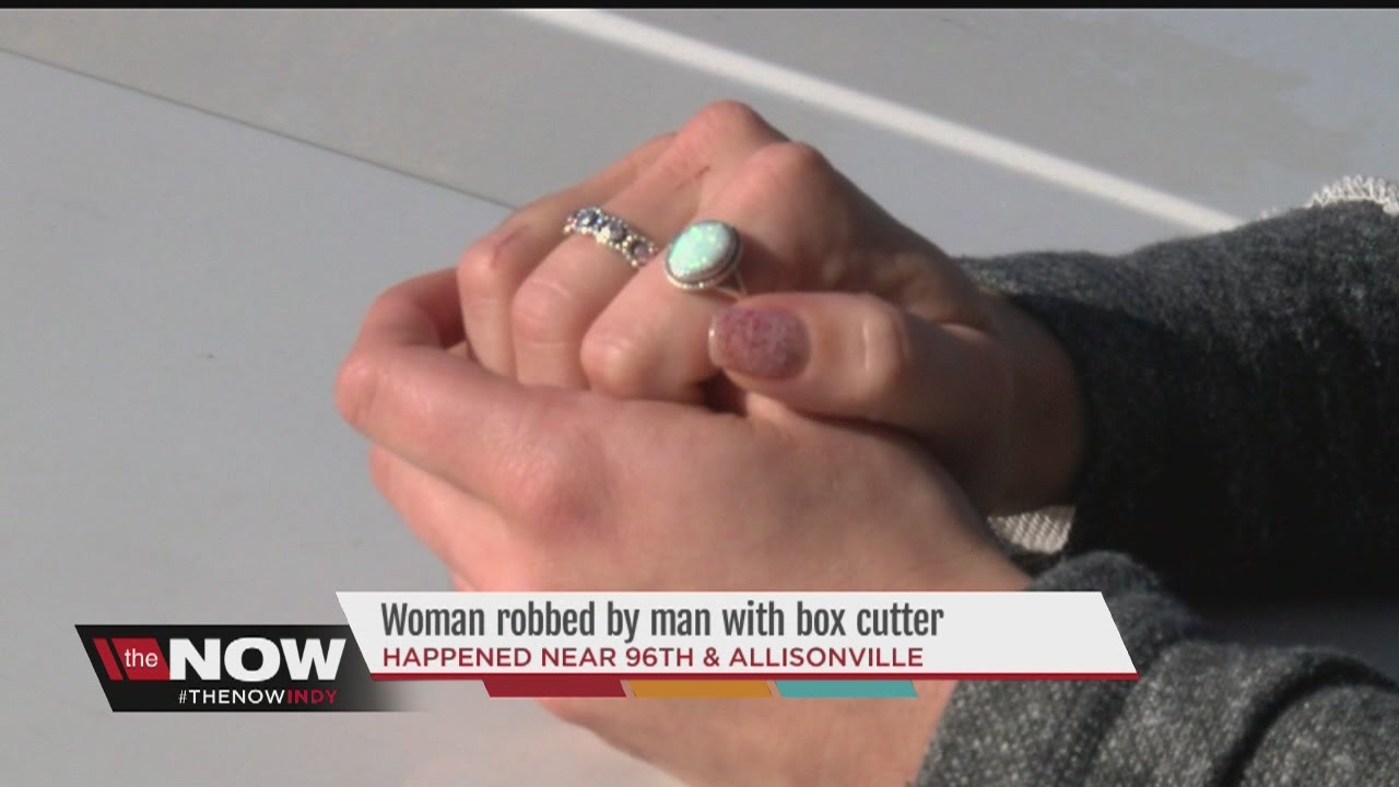 WATCH: Woman recounts scary ordeal of being robbed by man with box cutter
