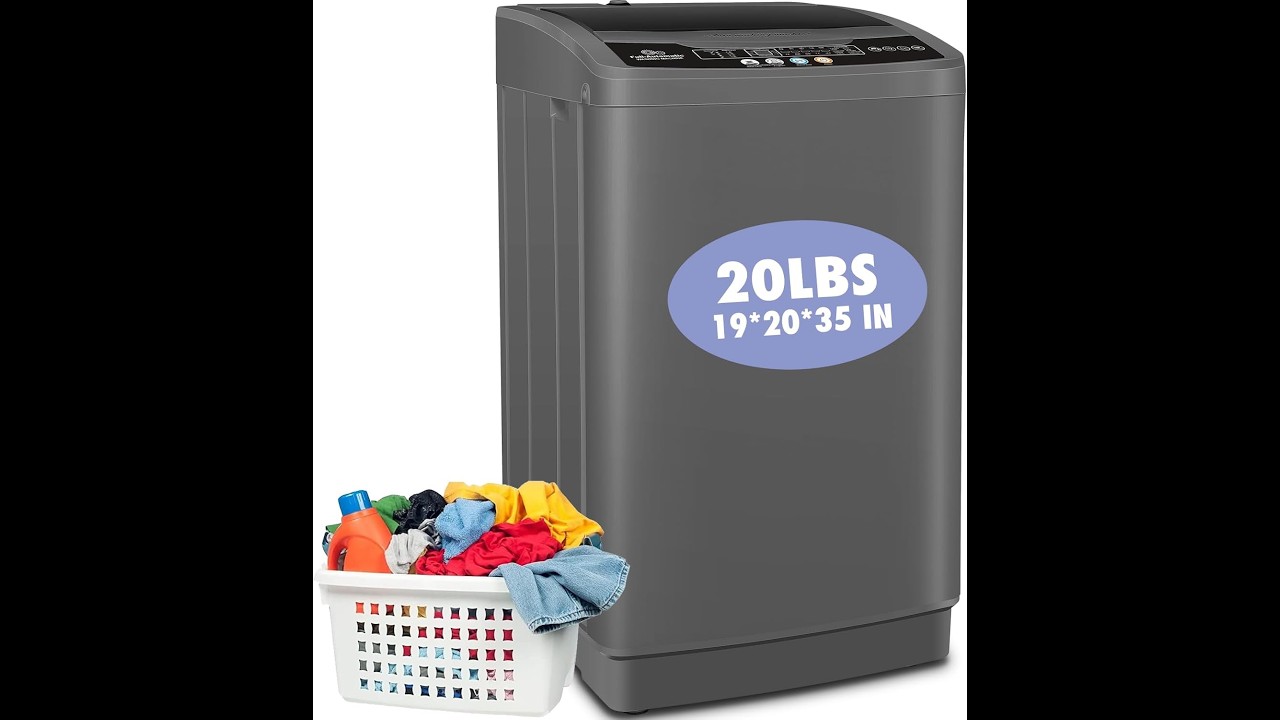 Review: Nictemaw 20Lbs Portable Washing Machine – Full-Automatic Washer & Dryer