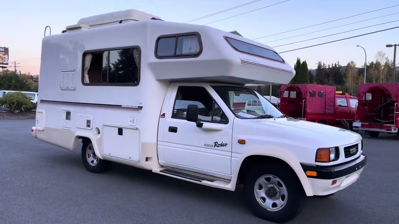1992 Isuzu Rodeo RV Camper 26,600mi Turbo Diesel 4JB1 4WD