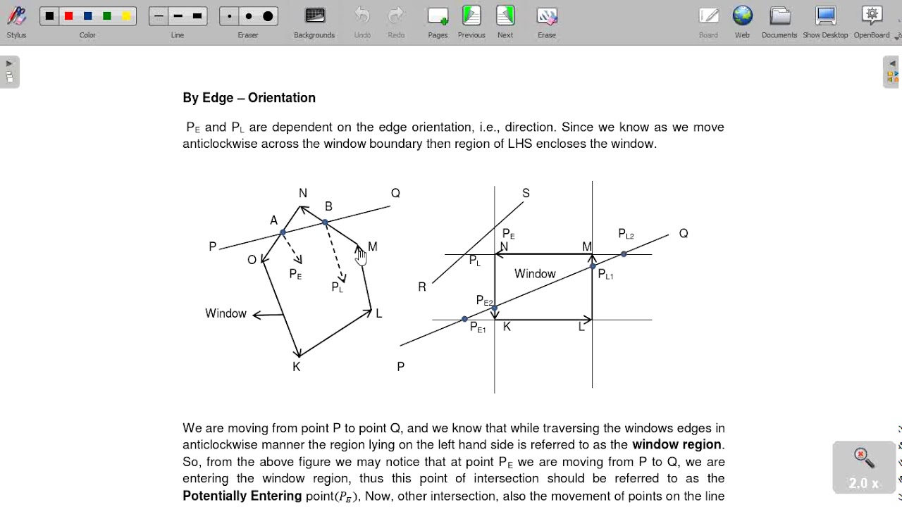 Cyrus Beck Algorithm