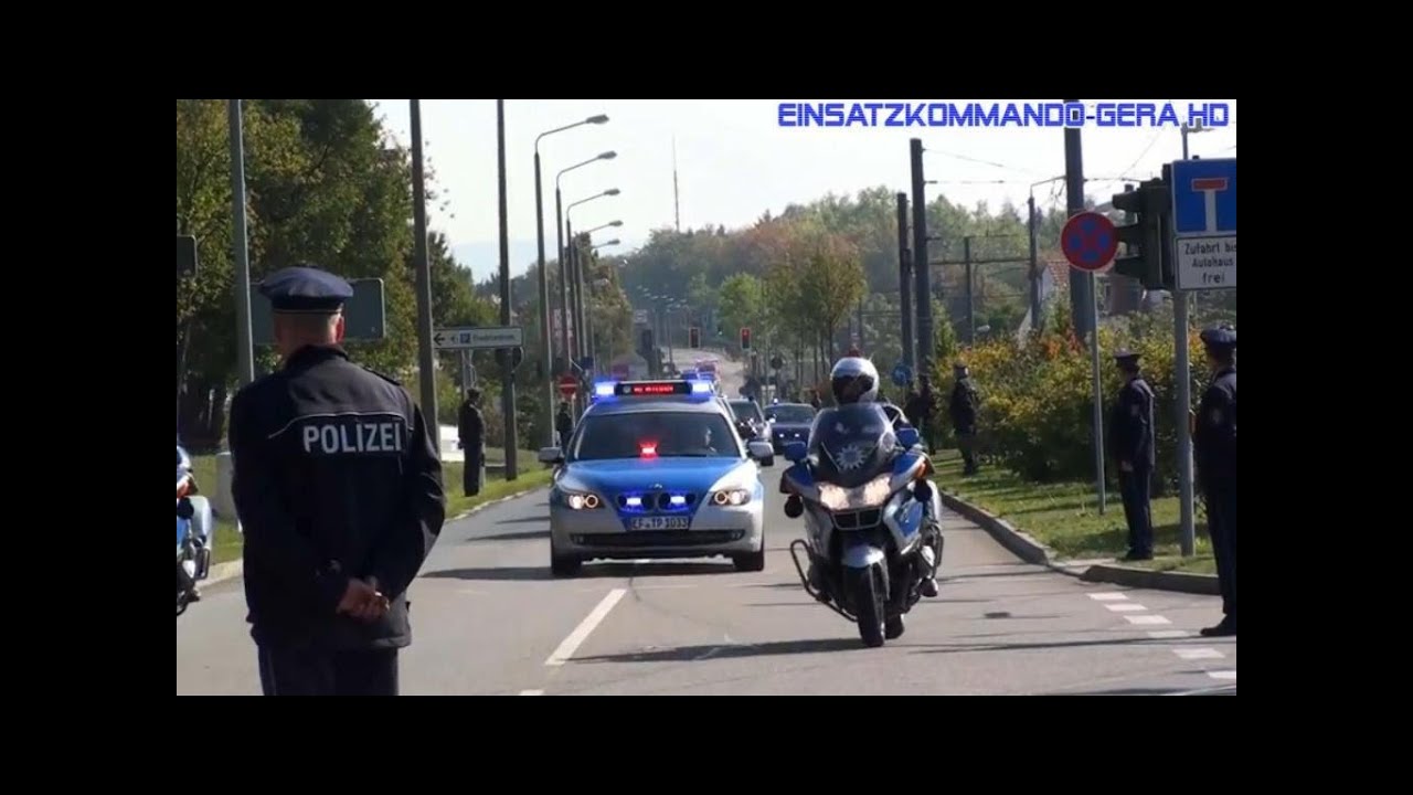 Konvoi Papst Benedikt XVI. in Erfurt
