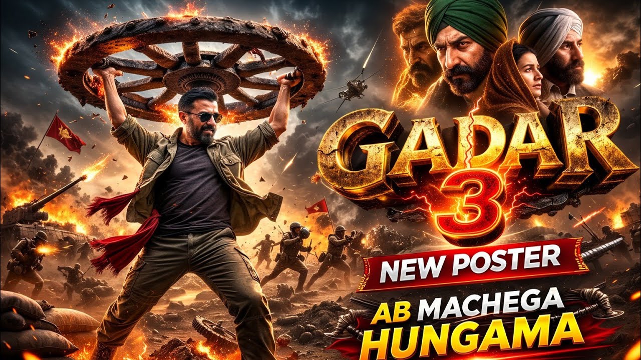 Gadar 3 | Concept Trailer | Sunny Deol | Ameesha Patel | Utkarsh Sharma | Simrat Kaur | 2026