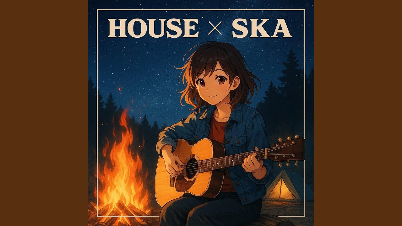 テント脇で交わす声のハウススカ