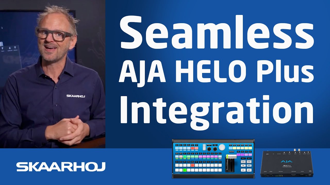 Seamless AJA HELO Plus Integration with SKAARHOJ Air Fly Pro and ATEM Constellation