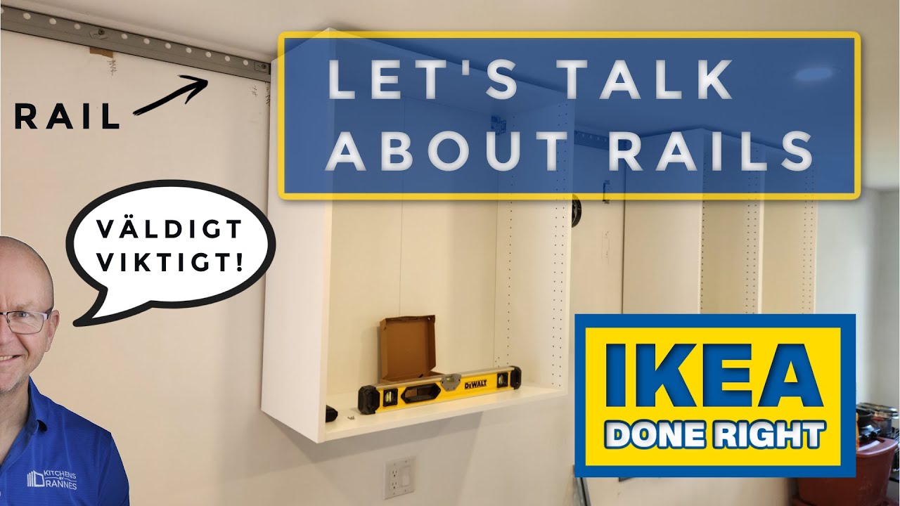 Мастерство монтажа подвесных рельс для кухонь IKEA