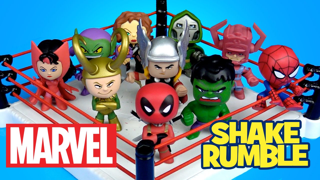 Marvel Superheroes Mystery Minis Shake Rumble by KidCity!
