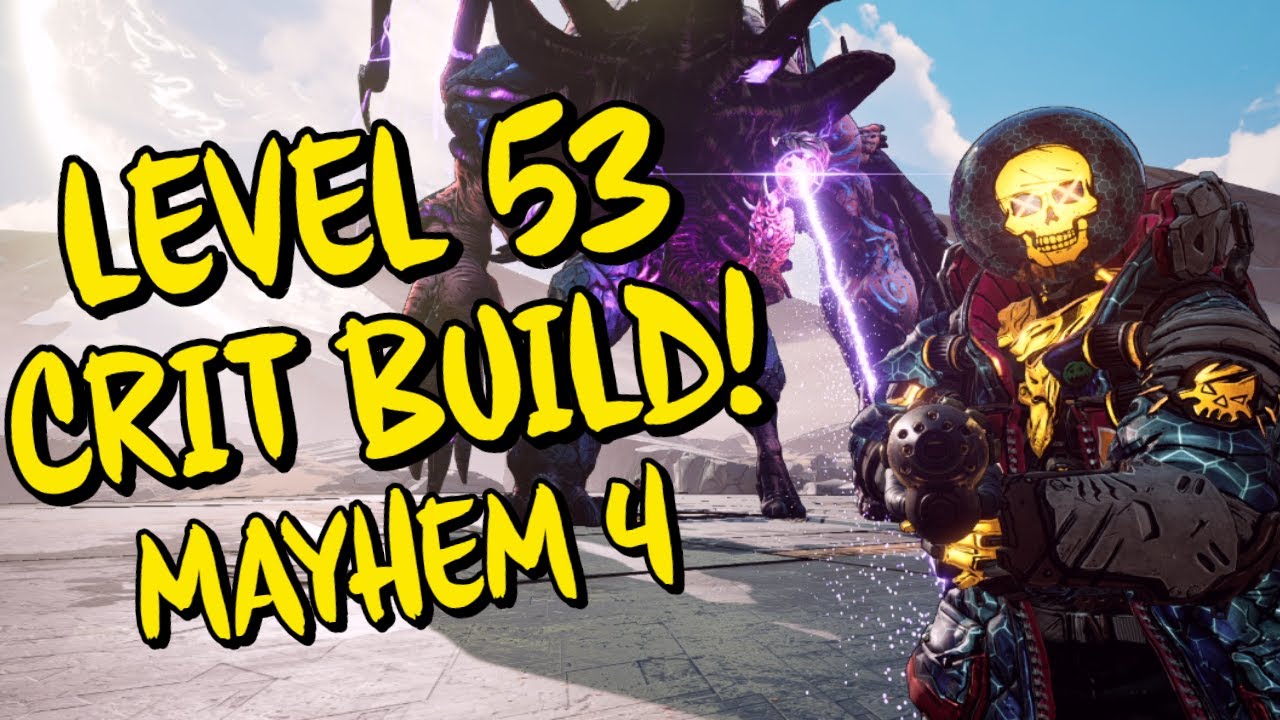 Borderlands 3 Level 53 Best FL4K Crit Build (Mayhem 4) Kills Every Boss in Seconds!