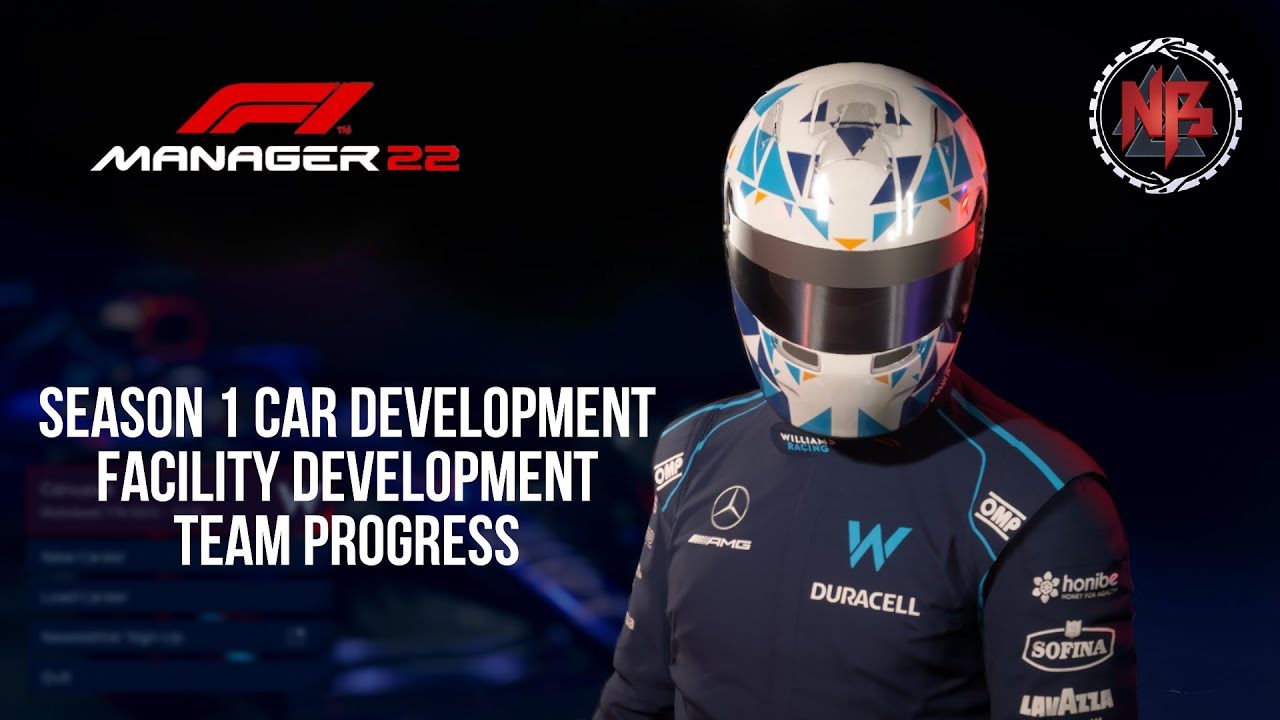 F1 Manager 2022 - Williams Speedrun - Car Development - Season 1 (Part 1/2)