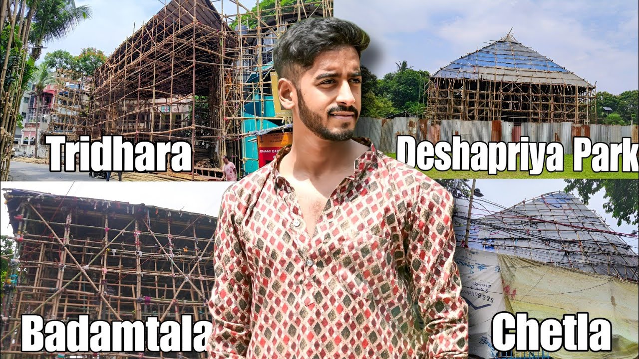 Complete South Kolkata Durga Puja Preparation 2024 ❤️😍 | Shortest Route Guide