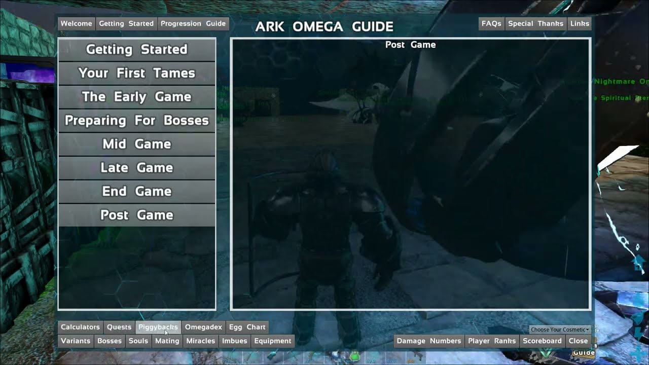 ARK Omega: F1 Guide