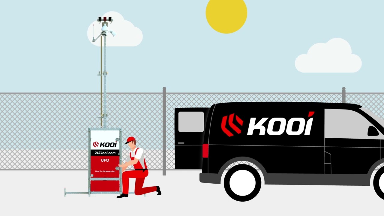Vidéosurveillance temporaire par caméra mobile : KOOI Vidéosurveillance