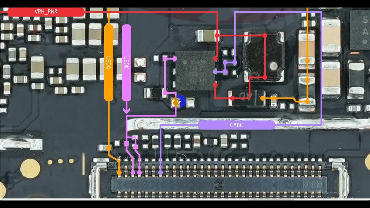 Redmi 10c Display light jumper solution / Borneo Schematics