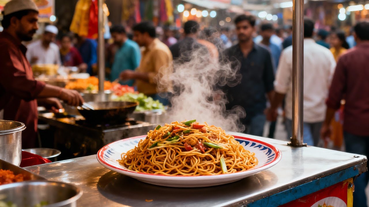 🤤  Roadside Chowmein Master: 4K Ultra Street Food Skills! 2025 VIRAL