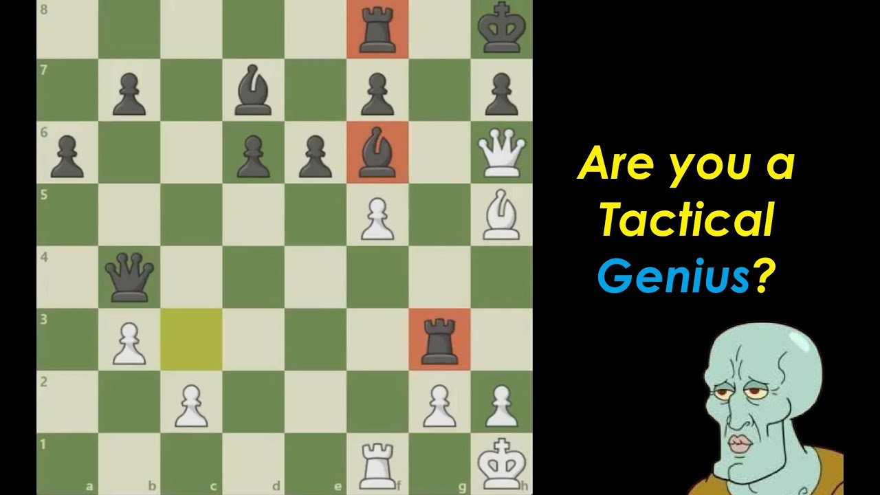 Are you a tactical Genius? 5 Levels of Tactics (Easy to Tal)