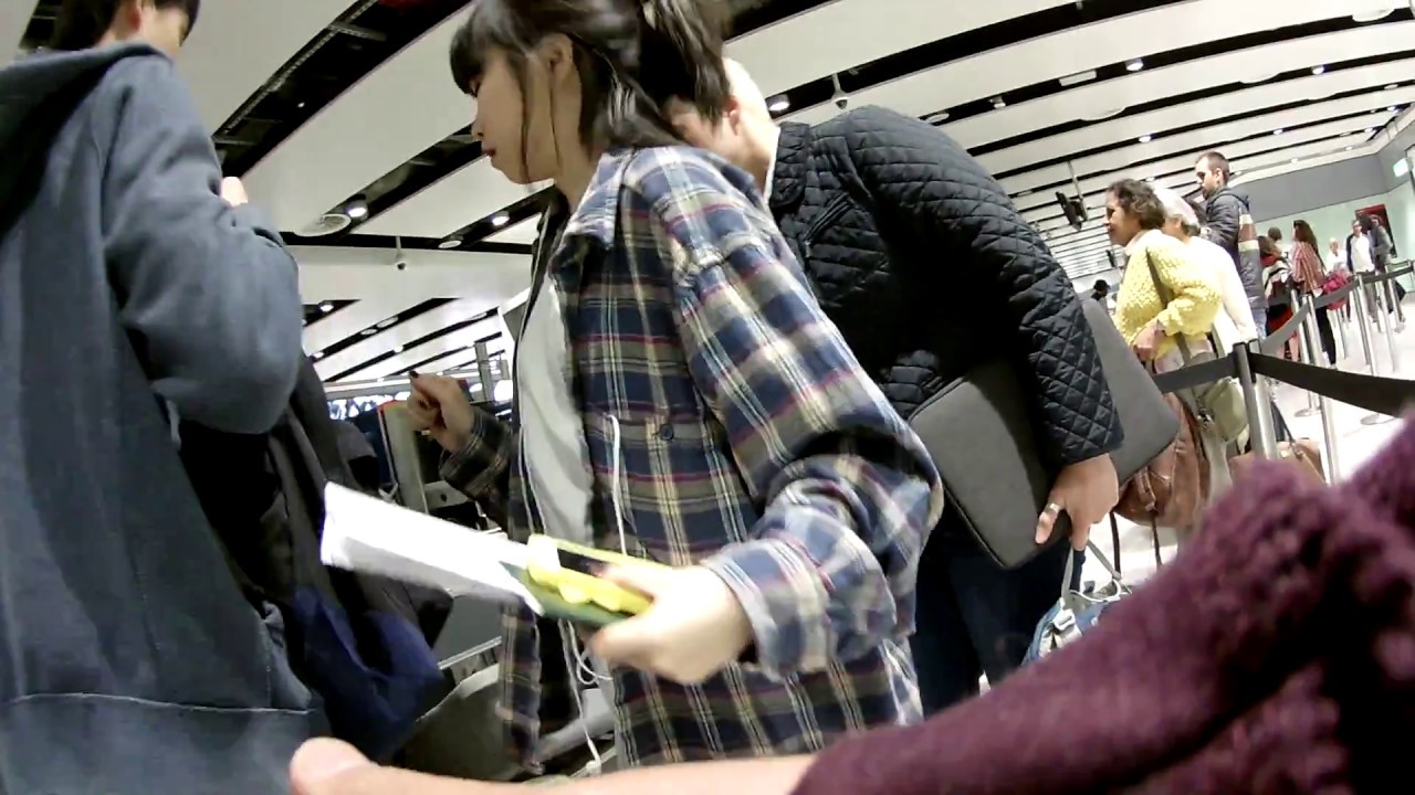 Going through Heathrow security