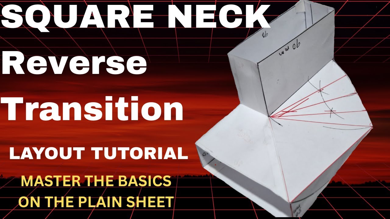 HOW TO LAYOUT SQUARE NECK REVERSE TRANSITION PAANO MAG LAYOUT NG SQUARE NECK TRANSITION