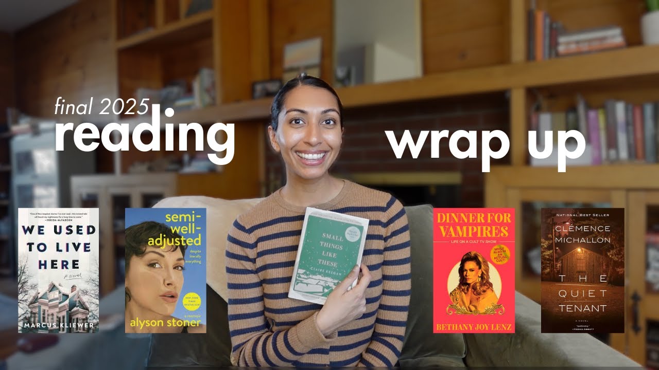 my final 2025 reading wrap up ✨ 5 book reviews, channel update, and memoir rating thoughts