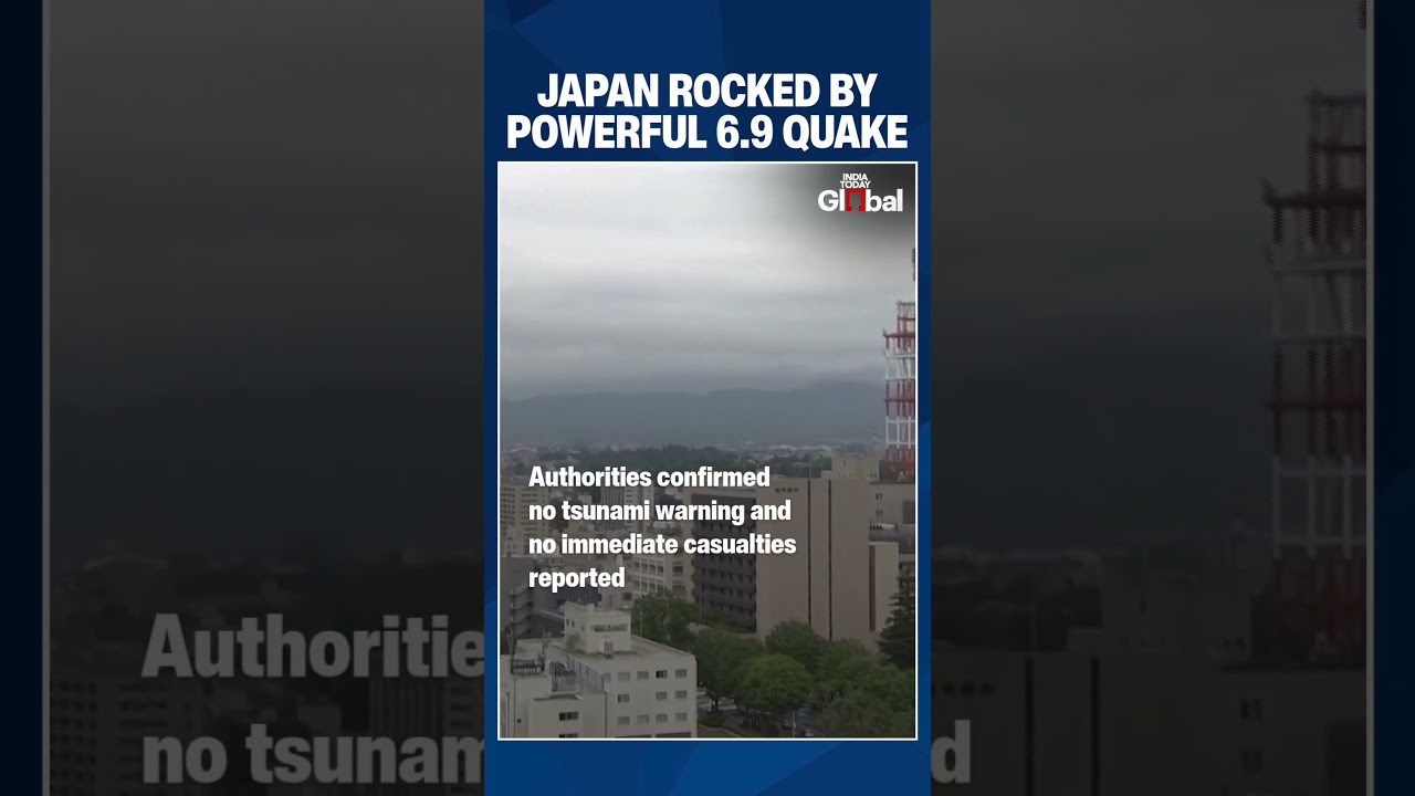 Massive 6.9 Earthquake Hits Japan, Trains Halted As Powerful Tremors Shake Northeast | #breakingnews