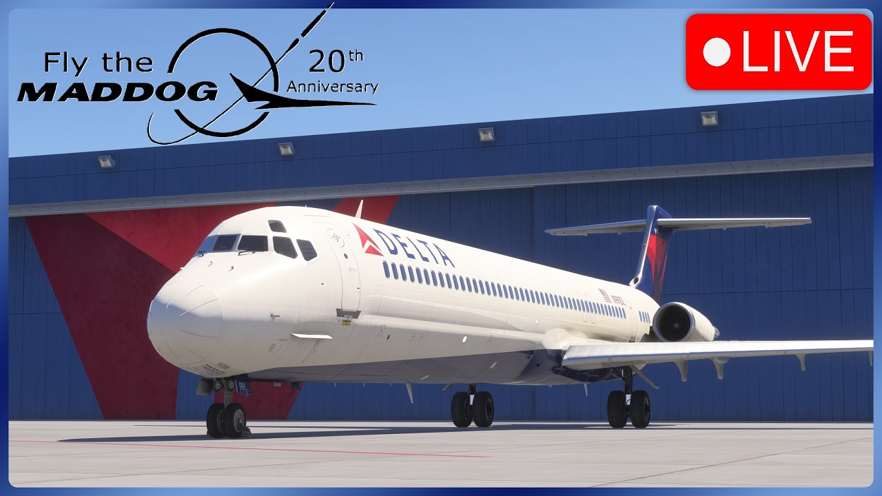 Real Airline Pilot  | Leonardo MD-88 (MADDOG) | MSFS 2024 | Retro Delta Ops | #vatsim #msfs2024