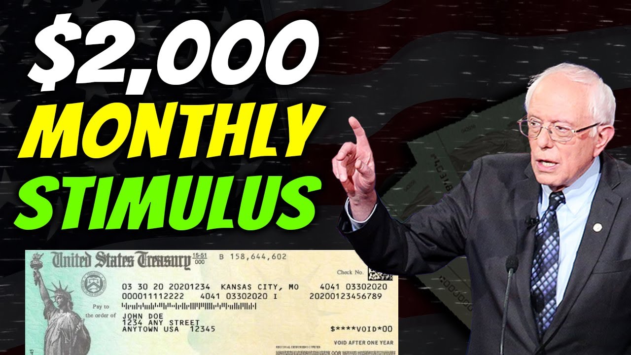 $2,000 MONTHLY Checks! $2,000 Second Stimulus Check Update & Package Update LARGER Stimulus - Jan 3