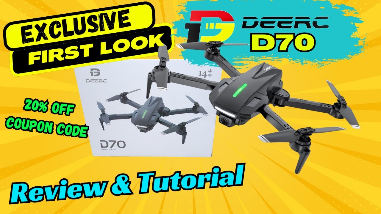 DEERC D70 Review & Tutorial #deerc #drone #review #tutorial #amazonfinds