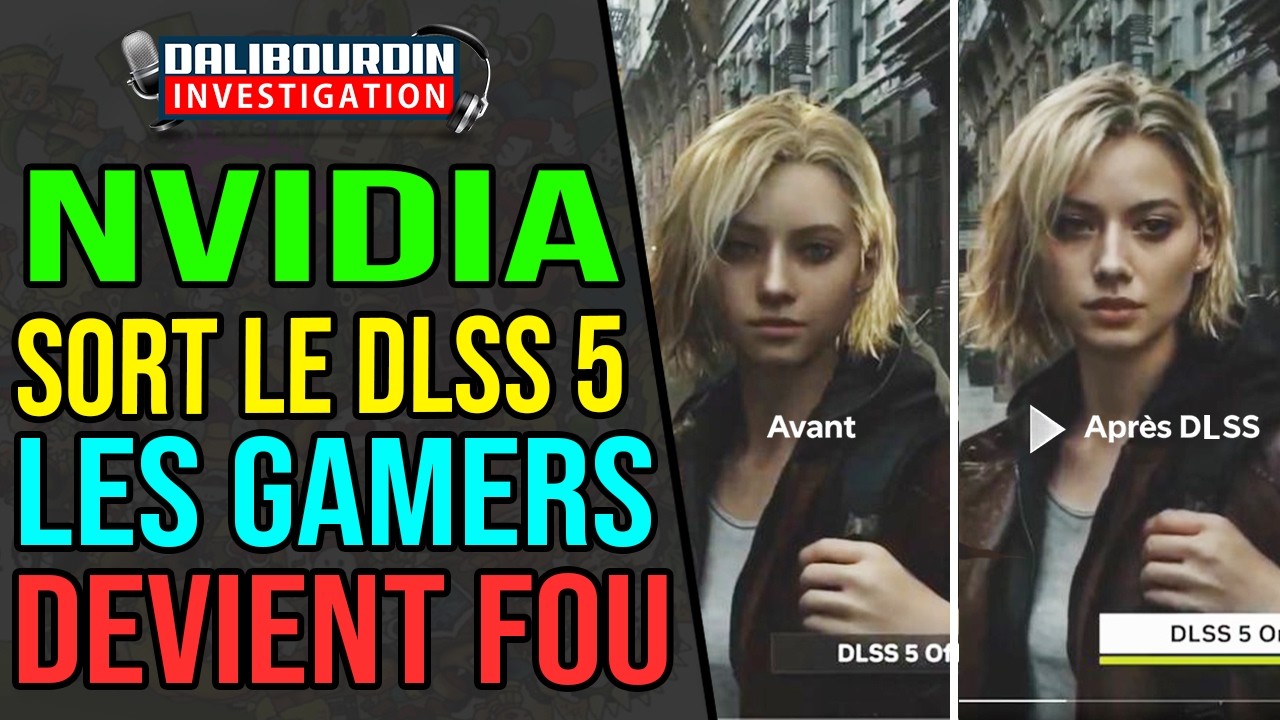 NVIDIA SORT LE DLSS 5 QUI REND VOS JEUX PHOTOREALISTE ET LES GAMERS CHOUINES LEURS DARONES