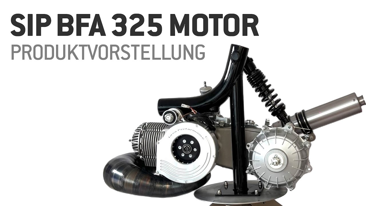 Prüfstandslauf: SIP BFA 325 Motor für Lambretta 