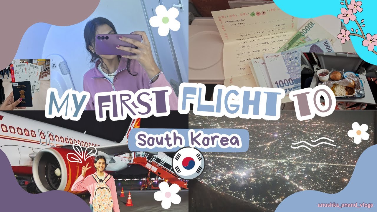 India to South Korea with First Flight Experience 