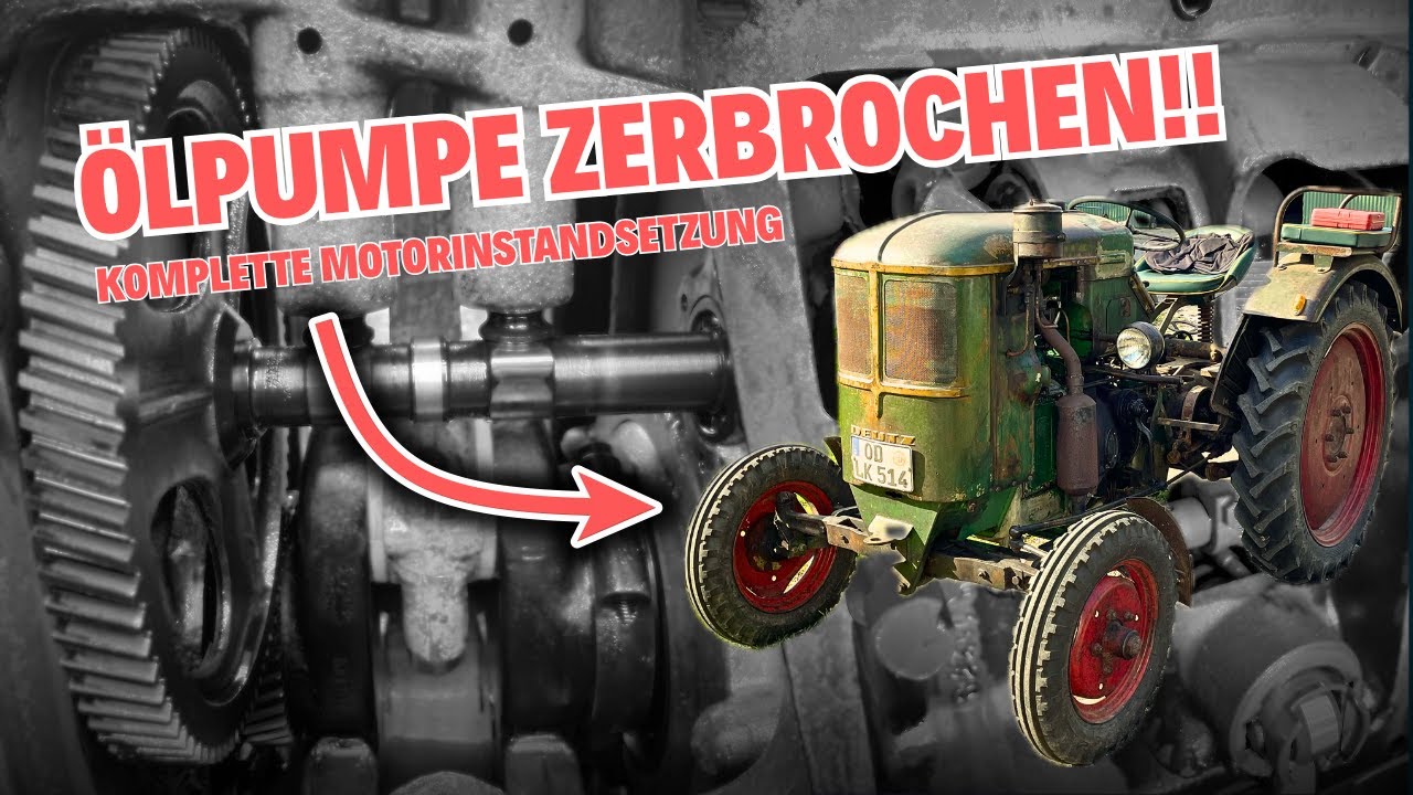 Jetzt wird repariert - Deutz F1L514 Motorinstandsetzung in 30 Minuten ! 🔥🔧